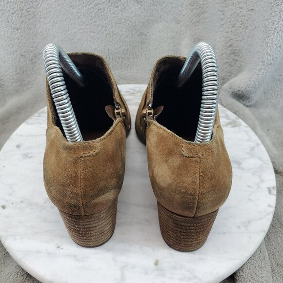 Born Shoes Womens Size 6 Brown Suede Caley Ankle Booties *Read* - Picture 5 of 12